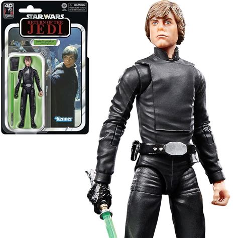 Luke Skywalker (Jedi Knight) The Black Series 6" - 40th Anniversary Edition Action Figure - Pop ...