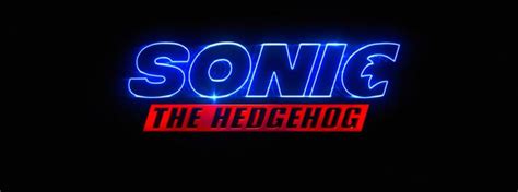 Sonic The Hedgehog Movie (2020) Logo | Sonic the hedgehog, Hedgehog ...