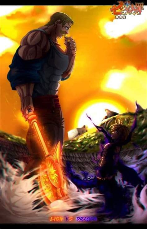 De Animes ···, meliodas vs escanor HD phone wallpaper | Pxfuel