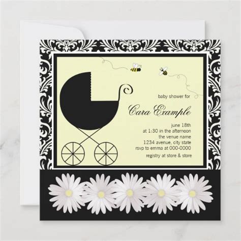 Bumble Bee Baby Shower Invitations | Zazzle.com