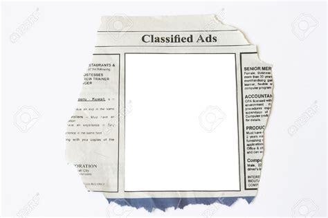 Classified Ads Blank Template - Imgflip