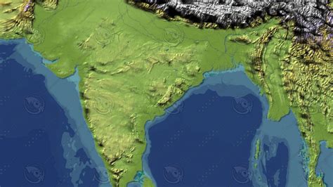 India Map In 3D