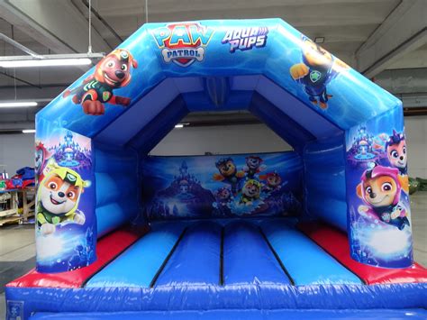 Paw Patrol Aqua Pups Bouncy Castle - Bouncy Castle Hire in Essex, Hertfordshire and London ...