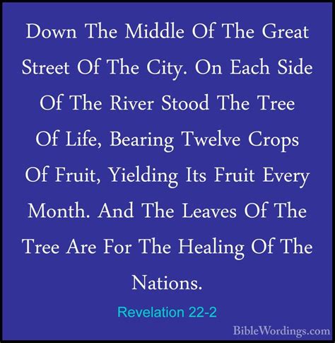 Revelation 22 - Holy Bible English - BibleWordings.com