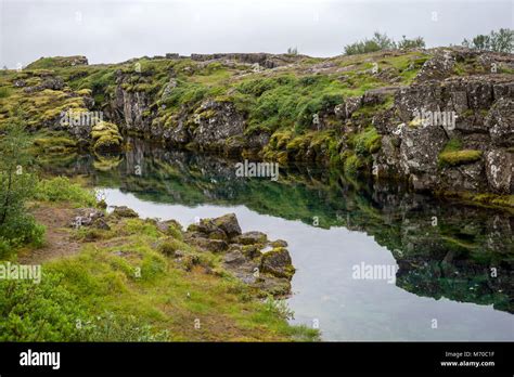 The Silfra fissure, Þingvellir, where the European and American Plates ...