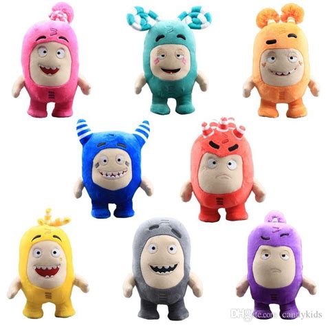 2020 23cm/9 Inches Oddbods Plush Toys Cartoon Soft Stuffed Animals Kids Christmas Gifts Doll ...