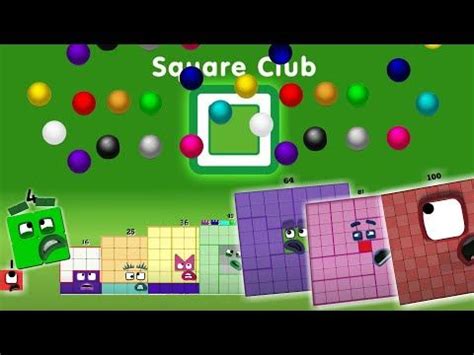 Numberblocks - Step Squads, Squares And Squares With Holes Clubs | Learn to Count | Learning ...