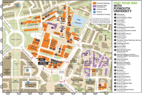 Plymouth University Campus Map – Zip Code Map