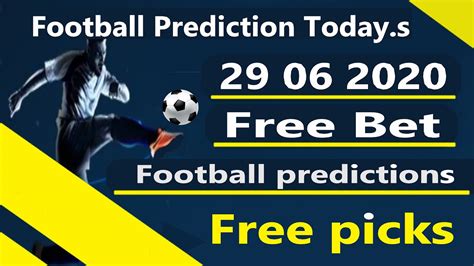 Football prediction Today 29 06 2020 Free picks - YouTube