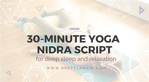 Try This 30-Minute Yoga Nidra Script for Deep Sleep and Relaxation [+ Video] – Brett Larkin Yoga