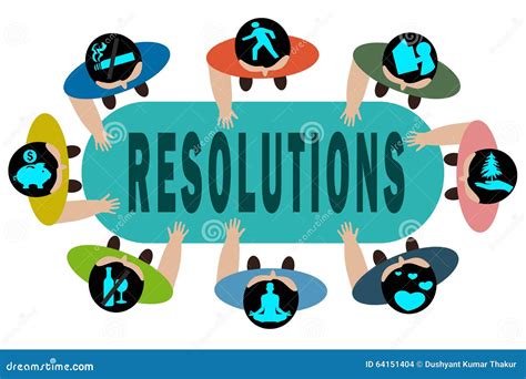 New Years Resolution stock illustration. Illustration of resolutions - 64151404