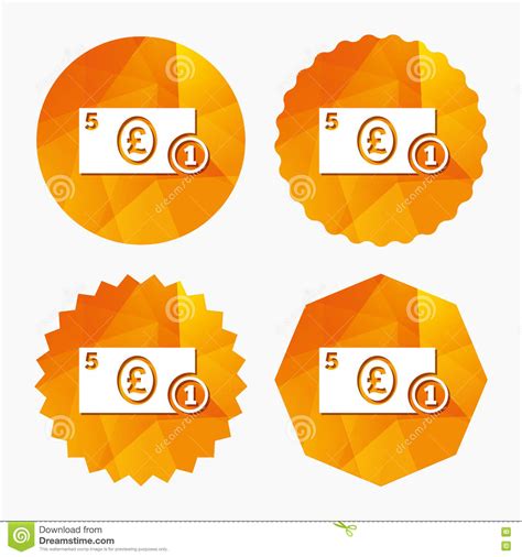 Cash Sign Icon. Pound Money Symbol. Coin. Stock Vector - Illustration ...