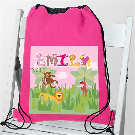 Animal Alphabet Pink Kit/Swim Bag – PersonalisedKidsGifts.co.uk
