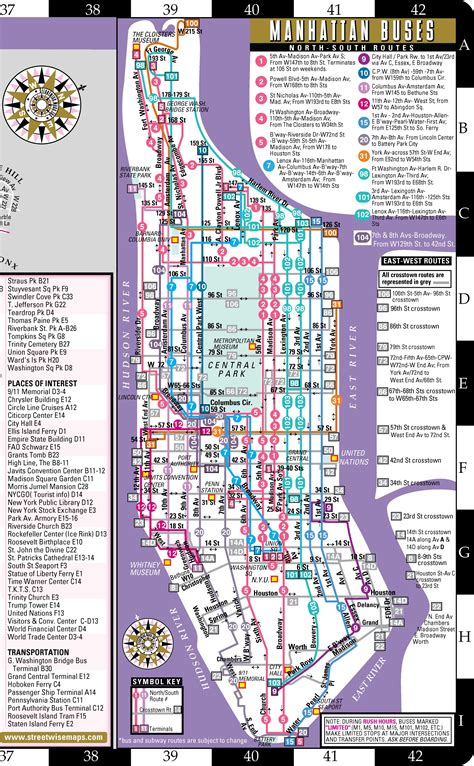 Printable Street Map Of Manhattan