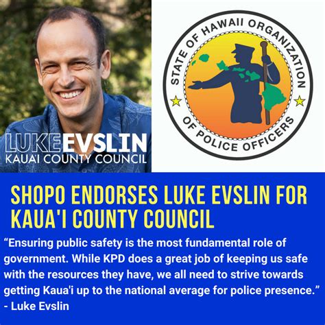 Luke Evslin for Hawai'i State House