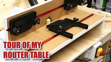 A Tour of my Awesome Router Table (Using a Triton TRA001 / TRB001) | Router table, Benchtop ...