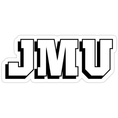 "JMU" Stickers by oliviagaber | Redbubble