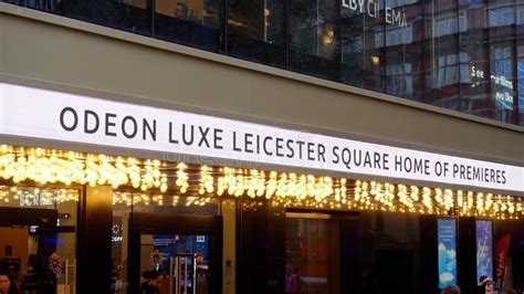 Odeon Luxe Leicester Square Movie Theatre - LONDON, UK - DECEMBER 20 ...