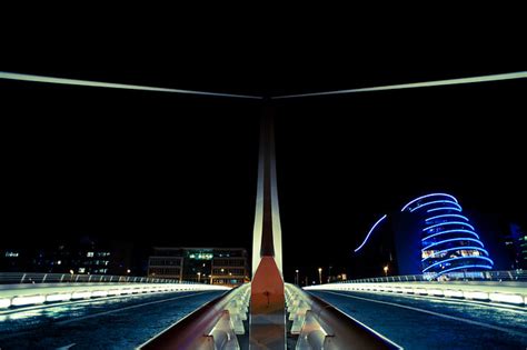 Samuel Beckett Bridge and The Convention Center at night | Flickr - Photo Sharing!