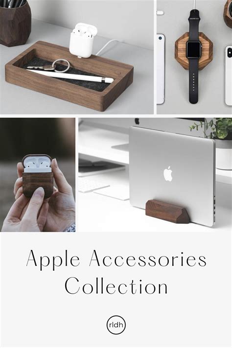 the apple accessories collection is on display