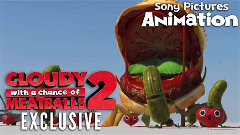 Cloudy With A Chance Of Meatballs 2 - Cheespider Animation - YouTube