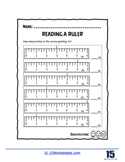 Reading Rulers Worksheets - 15 Worksheets.com