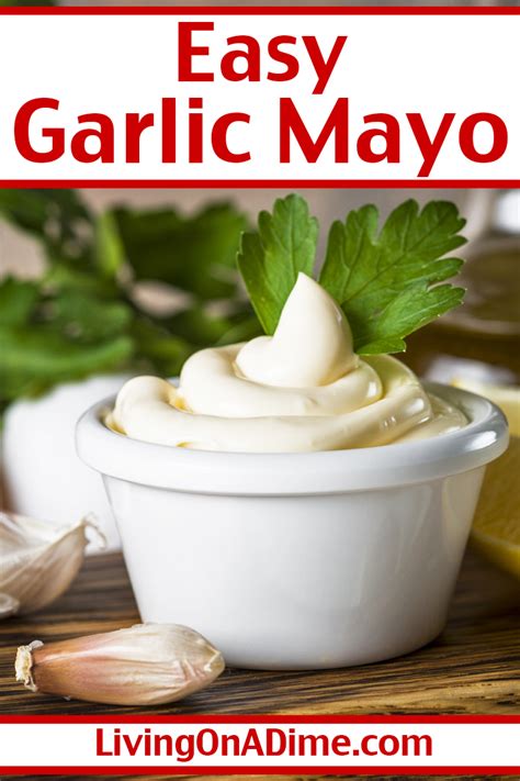 Garlic Mayo Recipe - Easy And Delicious! Hamburgers, Chicken And More!