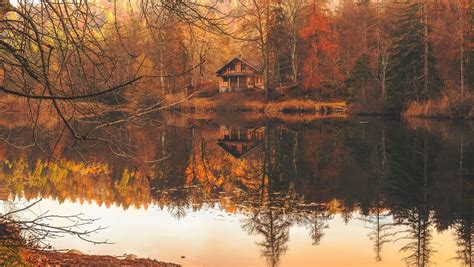 Autumn Cabin Wallpapers - Top Free Autumn Cabin Backgrounds - WallpaperAccess