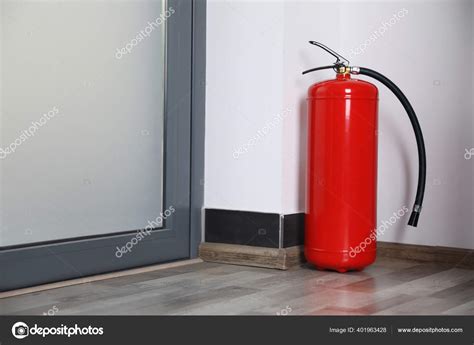 Fire Extinguisher Door Indoors Space Text Stock Photo by ©NewAfrica ...