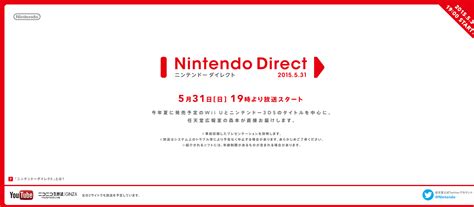 Nintendo Direct live stream (5/31/15, Japan)