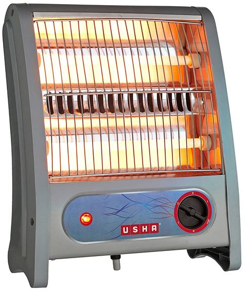 Usha Quartz Room Heater (3002) 800-Watt with Overheating Protection (Ivory)