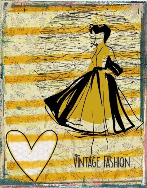 1950 Vintage Woman Fashion Poster Free Stock Photo - Public Domain Pictures