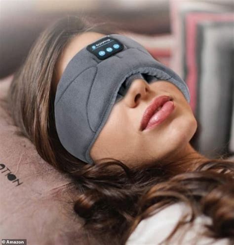 Bluetooth sleep mask lets you listen to music while you slumber | Daily ...