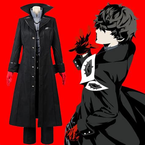 Cosplay Persona 5 Joker Leading Character Hero Protagonist Cosplay Costume Full Set Uniform ...