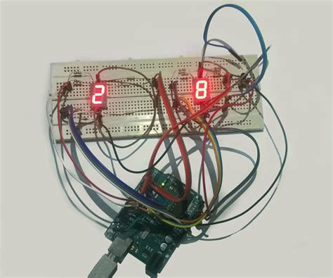 Simple Seven Segment Temperature Display Using Arduino : 6 Steps (with Pictures) - Instructables