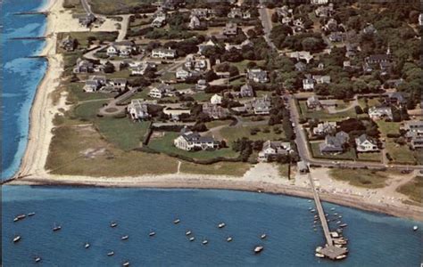 Aerial View, Kennedy Compound at Hyannisport Massachusetts