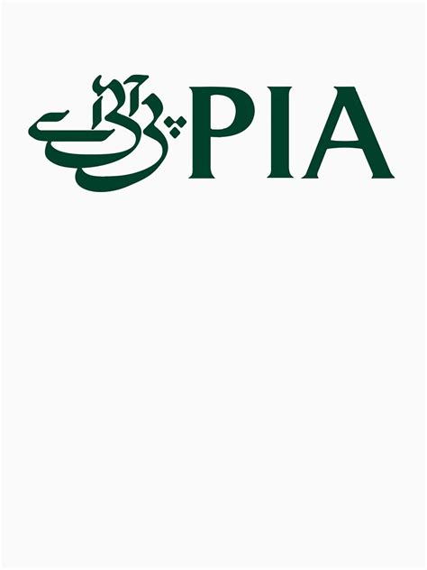 "PIA logo - Pakistan International Airlines" T-shirt by fizana | Redbubble