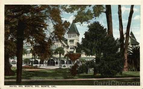 Hotel Del Monte | Hotel del, California postcard, Del monte