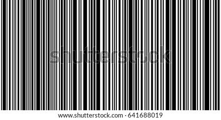 Seamless Barcode Vector Pattern Thin Thick Stock Vector 641688019 - Shutterstock