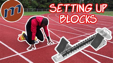 How To Set Up Starting Blocks - YouTube