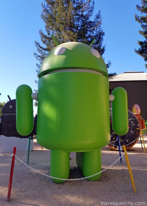 Android Lawn Statues at Google HQ | Travel Quest - US Road Trip and ...