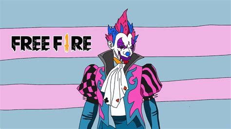 Free Fire Joker Drawing Hd