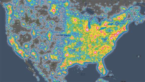 Light pollution map of the world | Boing Boing