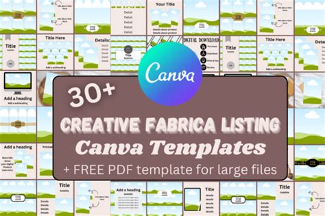 Creativefabrica Listing Canva Templates Graphic by ByAshleyDesignStore ...