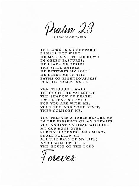 Trinx Psalm 23 On Canvas Print | Wayfair