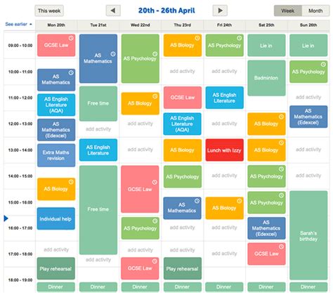 The 25+ best Revision timetable maker ideas on Pinterest