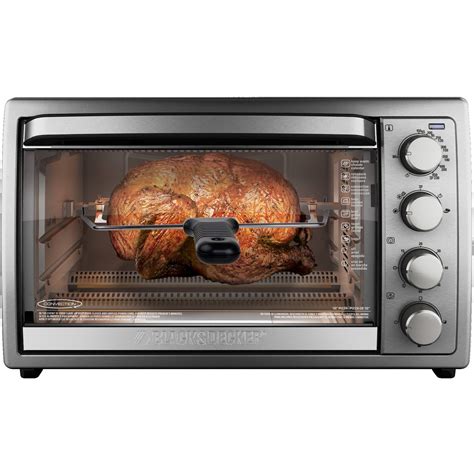 Countertop Oven 9-Slice Rotisserie Convection Toaster Bake Cook Kitchen ...