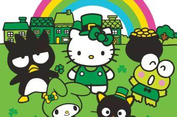 St. Patrick's Day Hello Kitty Iphone Wallpaper - Wallpaperforu