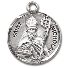 Sacco Company > N & O Saint Names > ST NICHOLAS PATRON SAINT MEDAL