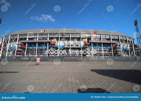 Soccer Stadium Named Kuip in Netherlands, Home of Feyenoord Editorial ...